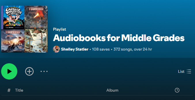 Audiobooks Middle School